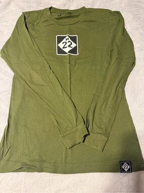 M-22 Olive Green Long Sleeve Tee
